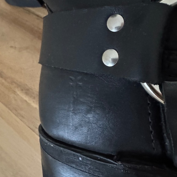New men\'s Frye 700 Square Toe Buckle Harness Moto Boots Size 8.5 main image 9